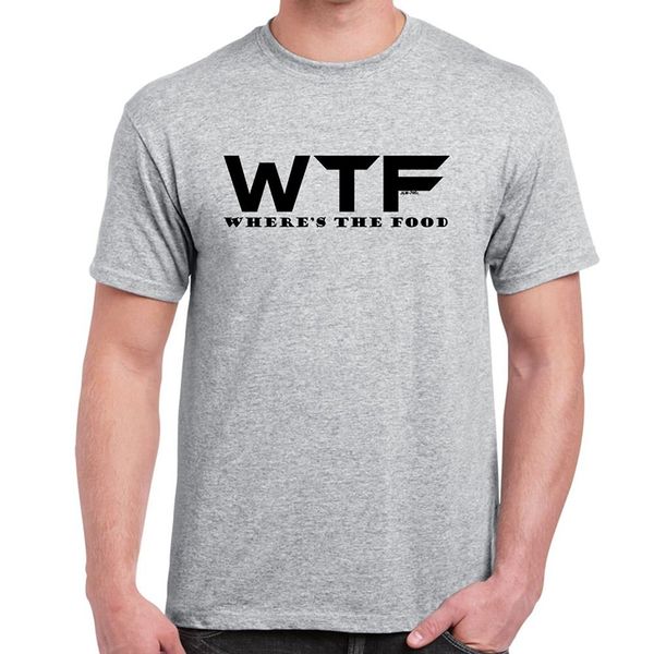 

2019 горячие продажи мода мужские смешные поговорки лозунги футболки-wtf-wheres еда-смешные подарки tee рубашки