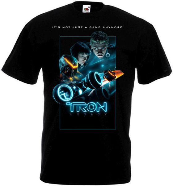 

tron legacy movie poster t shirt black all sizes fashion men and t-shirt ing