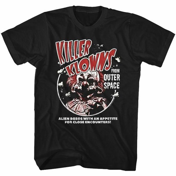 

killer klowns alien bozos black t-shirt