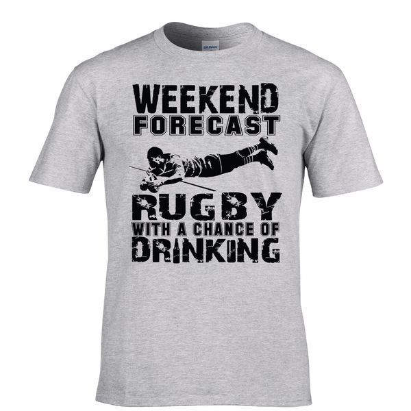 

2019 brand new men clothing hip hop t shirt streetwear clothing weekend rugbyer forecast beer pub drink alcohol present gift tee