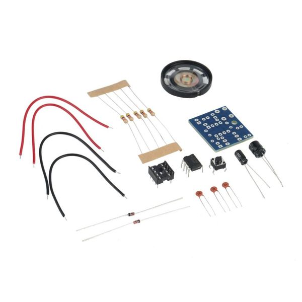 

perfect doorbell electronic diy kit for home security 6v pcb 3.9 x 3.5 cm