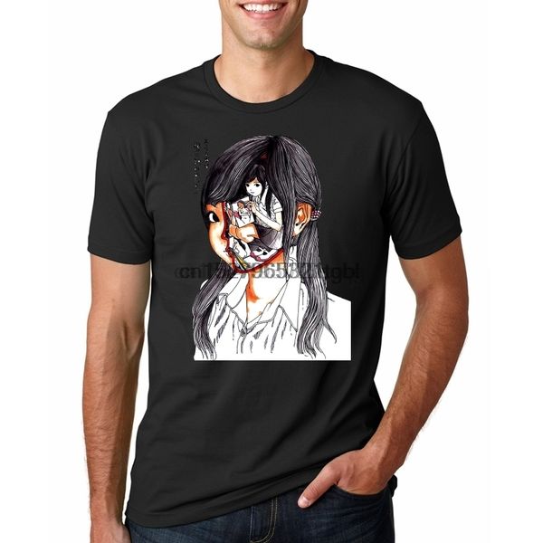 

horror manga junji ito t shirts for men shintaro kago girl tee shirt mens short sleeve clothes male t-shirts