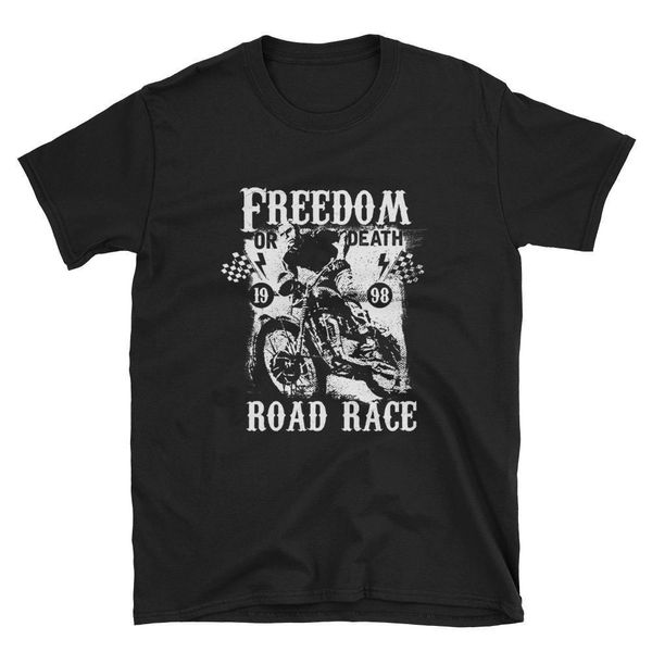 

2019 новые мужские футболки freedom road race motocross мужские футболки 100% хлопок brand new футболки
