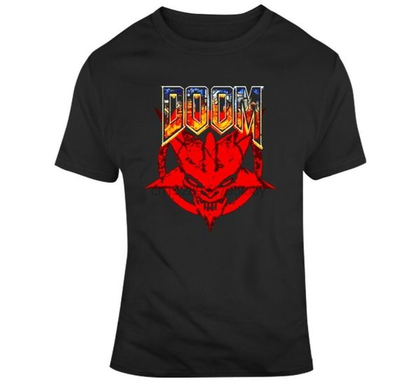 

doom 64 pentagram logo classic video game t shirt