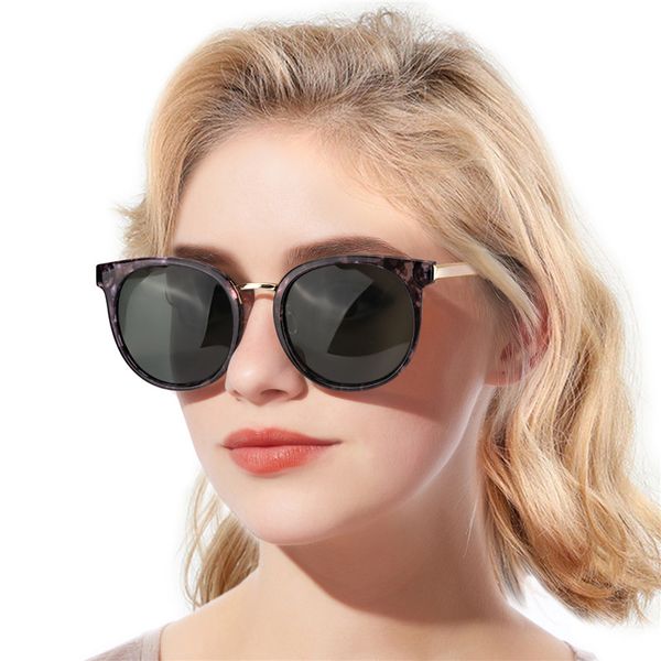 

cateye sunglasses black polarized sun glasses shades for women retro glasses drivers beach eyewear travel goggles gafas, White;black
