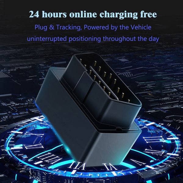 

mini plug play obd gps tracker for car find historical route tracking device real-time anti-theft recording online portable vehicle locator