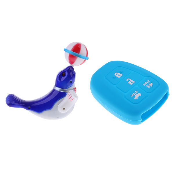 

children kids electric toy walking sea lion playing ball birthday gift+car key