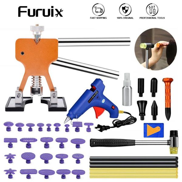 

furix (pdr) details about pdr tools slide hammer puller hail ding set paintless dent repair removal kits