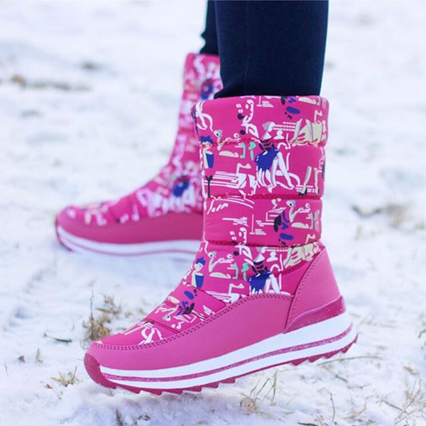 

2020 горячий продавать зима новые ботинки снежка женщин lady теплое фальшивые меховые ботинки женщина женщина марка модные сапоги противоско, Black