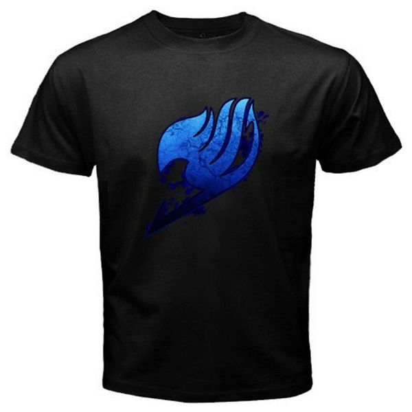 

нового fairy tail rare логотип нац серого erza anime мужской черная футболка размер s для 3xl фитнес tee shirt