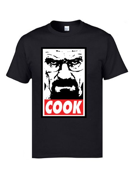 

бесплатная доставка breaking bad гейзенберга рисунок футболки кук mens summer прохладный дизайн fahsion топы тис черный большой футболках но