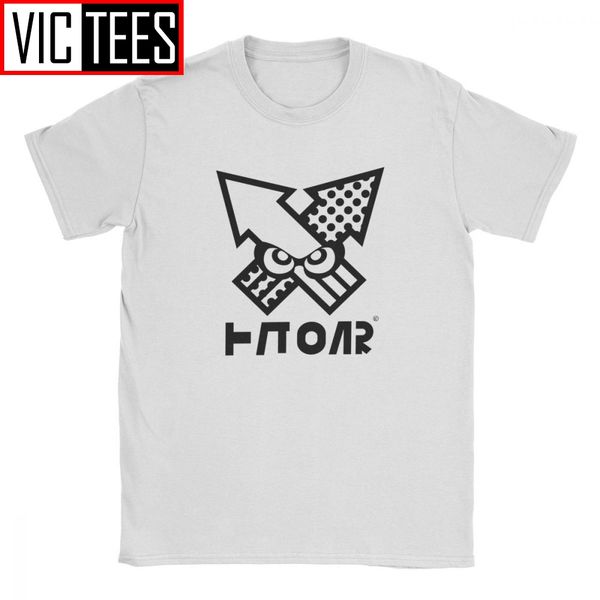 

squidforce squidmark пот splatoon tshirt мужчины 100 процентов хлопка tshirt струйных k игра кальмары для взрослых одежда