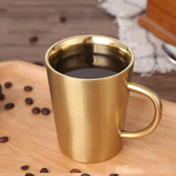 

380ml stainless steel double wall coffee beer cup camping traveling outdoor cup with handgrip outdoor car mugs