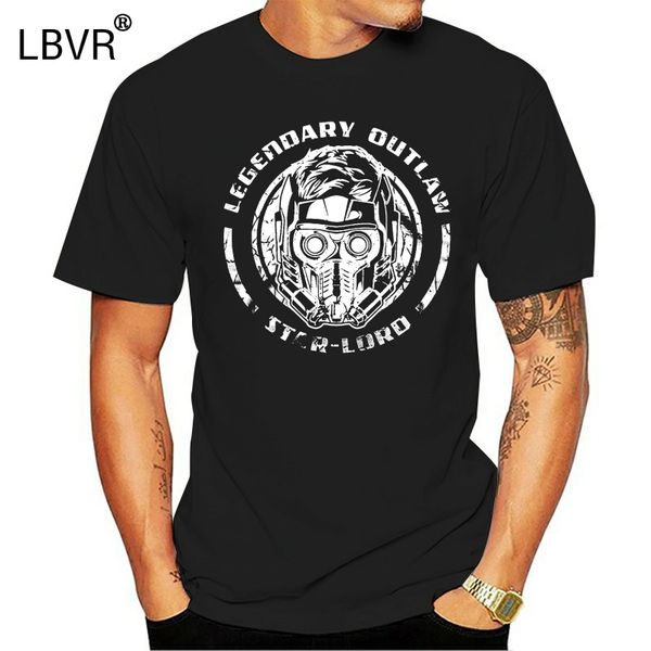 

officially licensed star- lord- legendary outlaw men's t-shirt s-xxl sizes