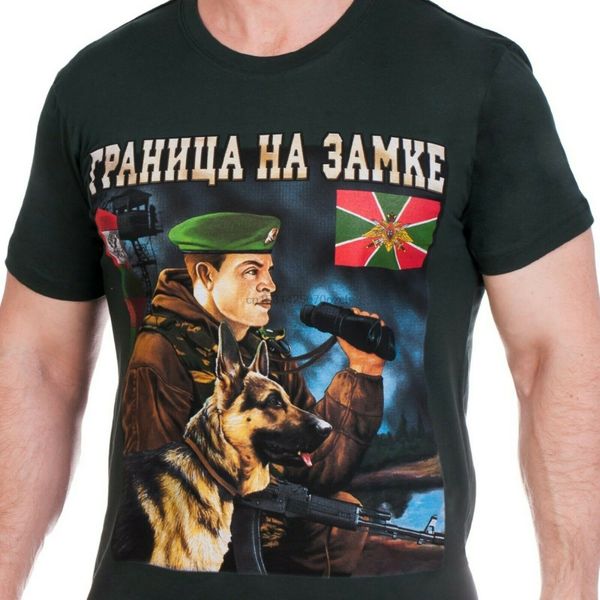 

t shirt russian cotton military t-shirt border guards harajuku men t shirt