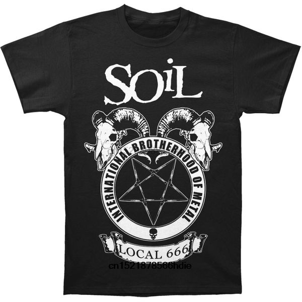 

2020 funny t shirt men novelty tshirt soil brotherhood of metal t-shirt