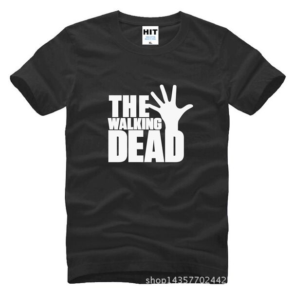

the walking dead t shirt novelty t-shirt men 2016 new short sleeve cotton loose tshirt tee camisetas masculina