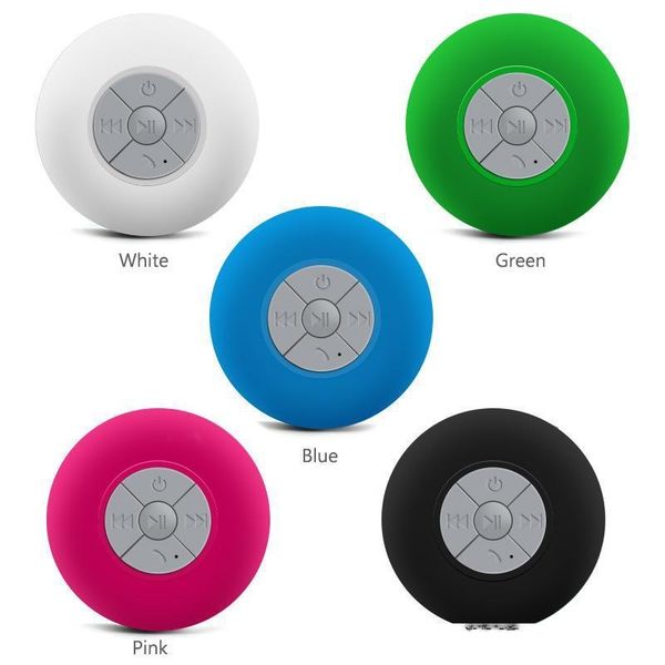 

qichen bts-06 portable waterproof wireless bluetooth speaker shower car handsreceive call mini subwoofer suction phone ipx4 speakers
