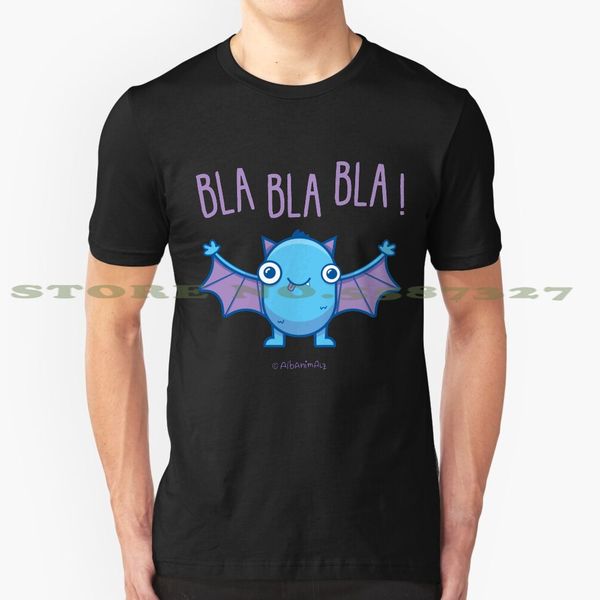 

cute dracula bat blablabla graphic custom funny tshirt
