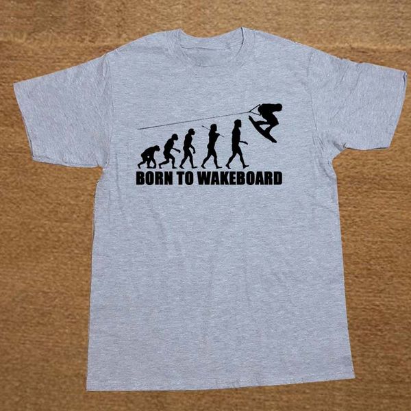 

creative born to wakeboard evolution christmas gift t shirt funny tshirt