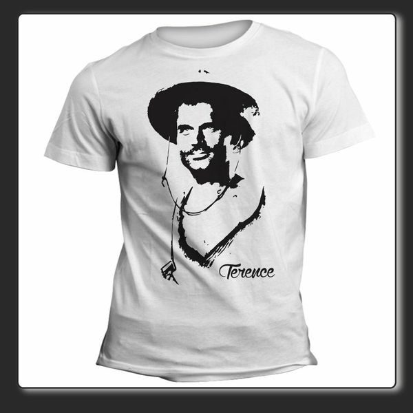 

t-shirt man terence hill bud spencer trinity men's t-shirt 2019 100% cotton brand new t-shirts 3d printed t-shirts