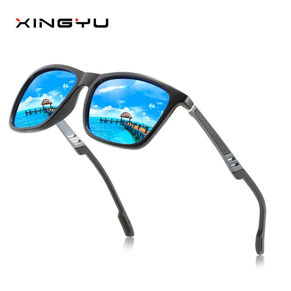 

polarized sunglasses for men and women carbon fiber aluminum magnesium foot wire classic style fashion sunglasses driving glass, White;black