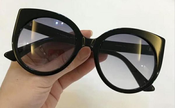 

sunglasses 2021 cat's eye round women men brand designer retro frame sun glasses for female green red oculos, White;black