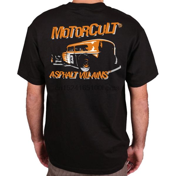 

мужская motorcult асфальт негодяи t-shirt black hot rod крыса rod kustom kulture