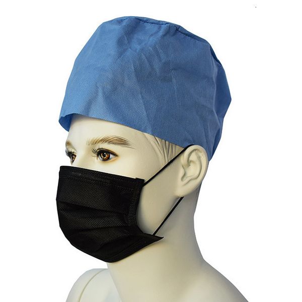 

black disposable nonwoven custom design mouth mask for winter