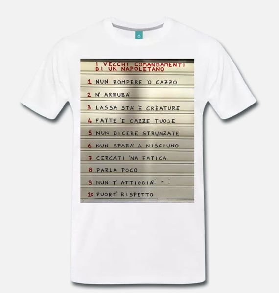 

t-shirt divertente scritte sui muri simpatica funny napoli 5 s-m-l-xl-2xl-3xl