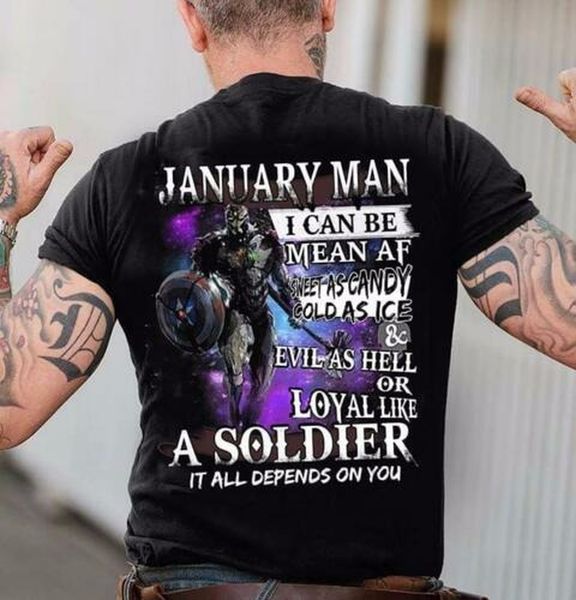 

january man loyal like a soldier - tshirt