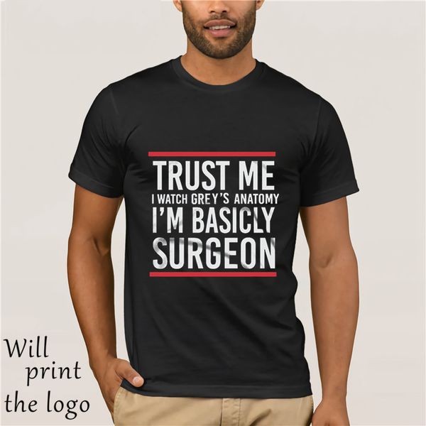 

grey's anatomy trust me i watch greys anatomy men's t shirt