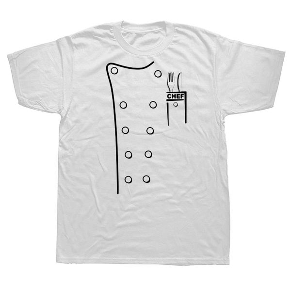 

chef whites cooking kitchen graphic t-shirt mens summer style fashion short sleeves oversized streetwear t shirts