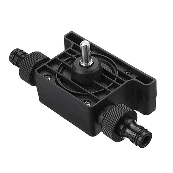 

portable pump mini electric drill drives large flow pump the comes standard with two connectors