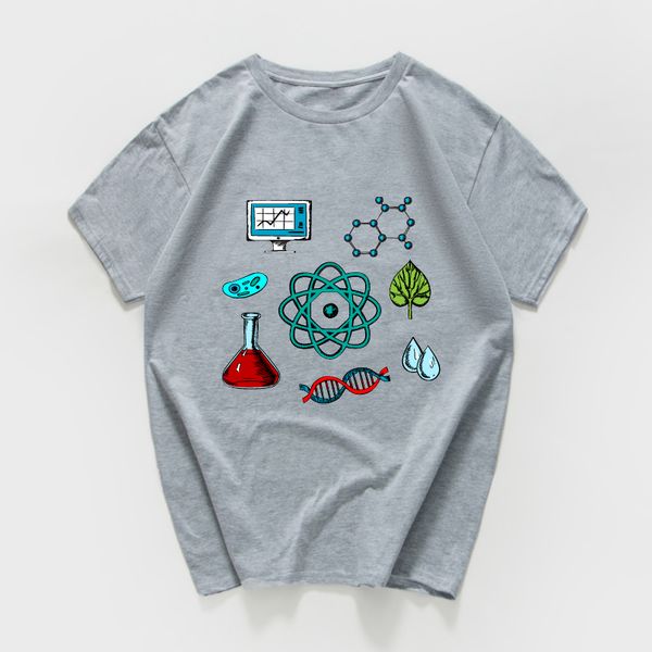 

biology gene novelty graphic t-shirt men chemistry science summer streetwear t shirt funny geek casual tee hip hop hipster