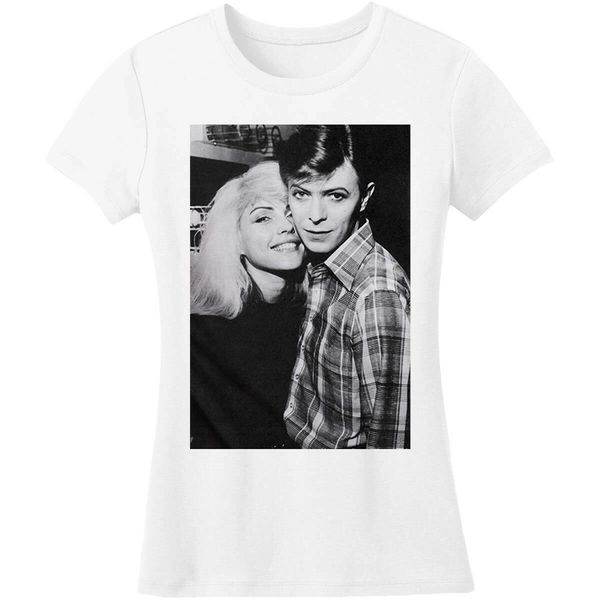 

дэвид боуи дэвид дебби младший top white hip-hop tee shirt