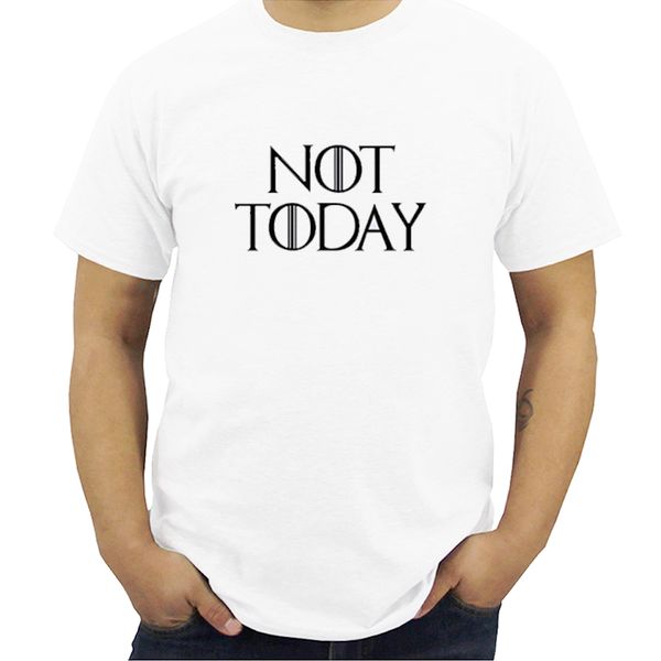

not today arya stark game of thrones t shirt lanister got t-shirt men women summer short sleeve o neckt shirt streetwear