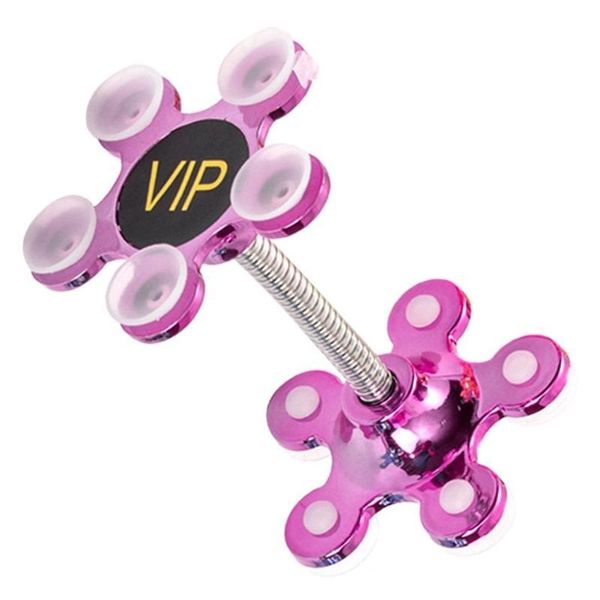 

sucker stand for cell phone 360 degree rotatable flower magic suction cup mobile phone holder car bracket mount compatible