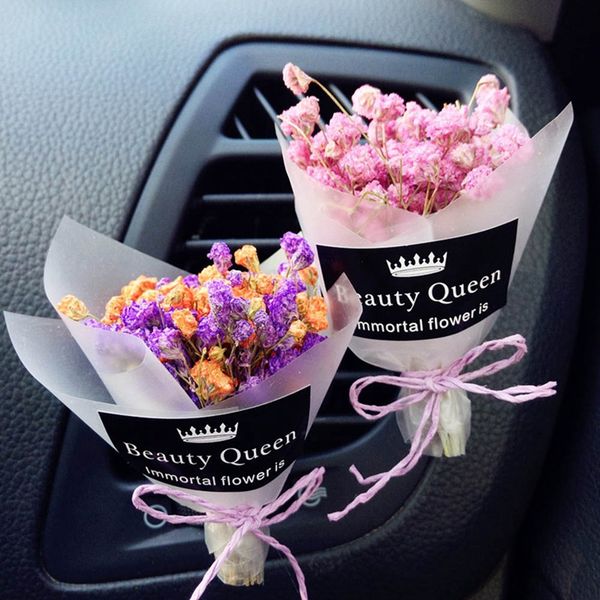 

car air outlet freshener flower perfume aroma vent clip diffuser decoration