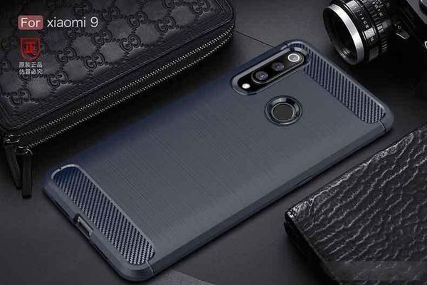 

20 lite mar-lx1h carbon fiber shockproof phone case for huawei honor 10i 10 i cover durable flex bumper