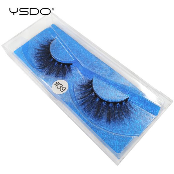 

ysdo eyelashes 1 pair 3d mink lashes made made false eyelashes makeup false lashes mink strip 3d volume