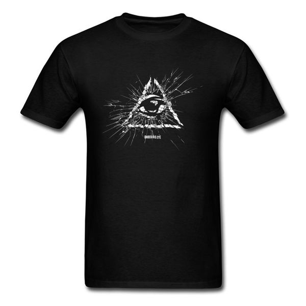 

horus eye tshirt под его глаз tshirt мужчины черный белый тенниска всевидящее eyes одежда art design топы хлопок футболки