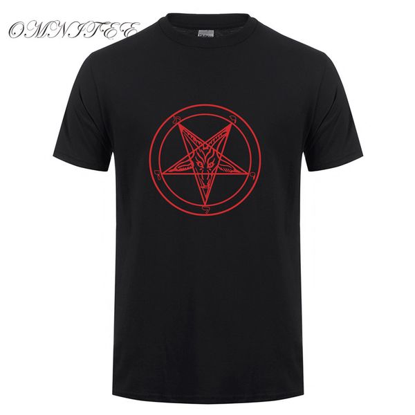 

fashion satan goat baphomet t shirt men summer style cotton short sleeve t-shirt funny tee camisetas hombre ot-839