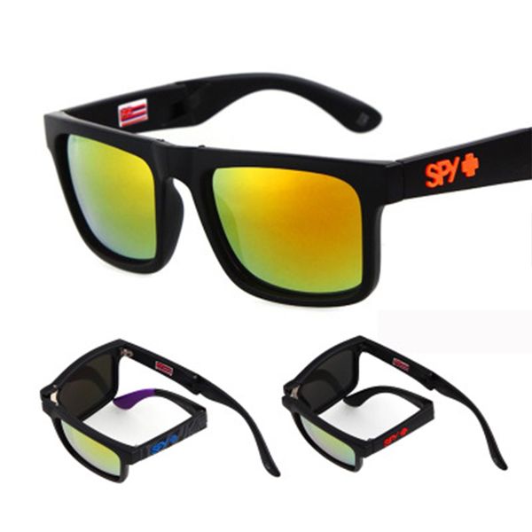 

sunglasses ken block men folding glasses sport vintage summer mirror lense driving sunglass reflective uv400, White;black