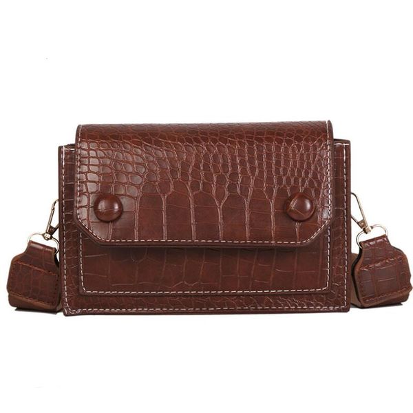 

women crossbody bag fashion clutch alligator pattern quality leather messenger bags popular style female handbags designer bolsa