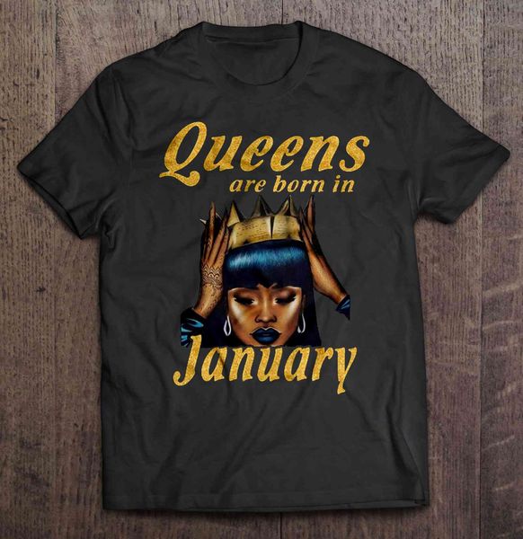 

men t shirt queens are born in january -rihanna women t-shirt