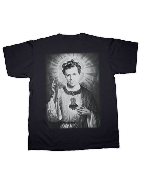 

harry styles pop god print t shirt