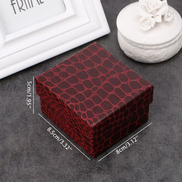 

durable present display gift box case for bracelet bangle jewelry watch boxes l4me, Black;blue