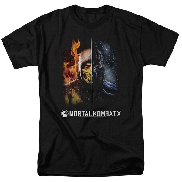 

mortal kombat x game fire and ice scorpion sub-z для взрослых t-shirt все размеры