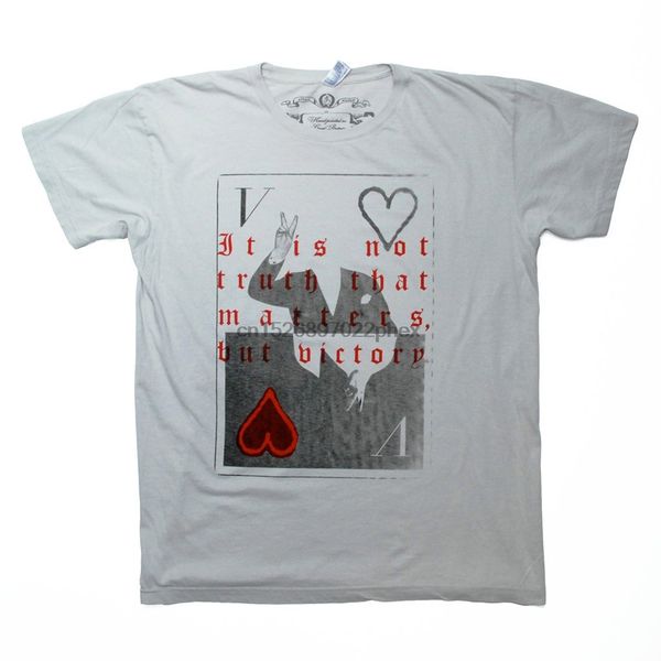 

victorious hand screen printed t-shirt men t shirt